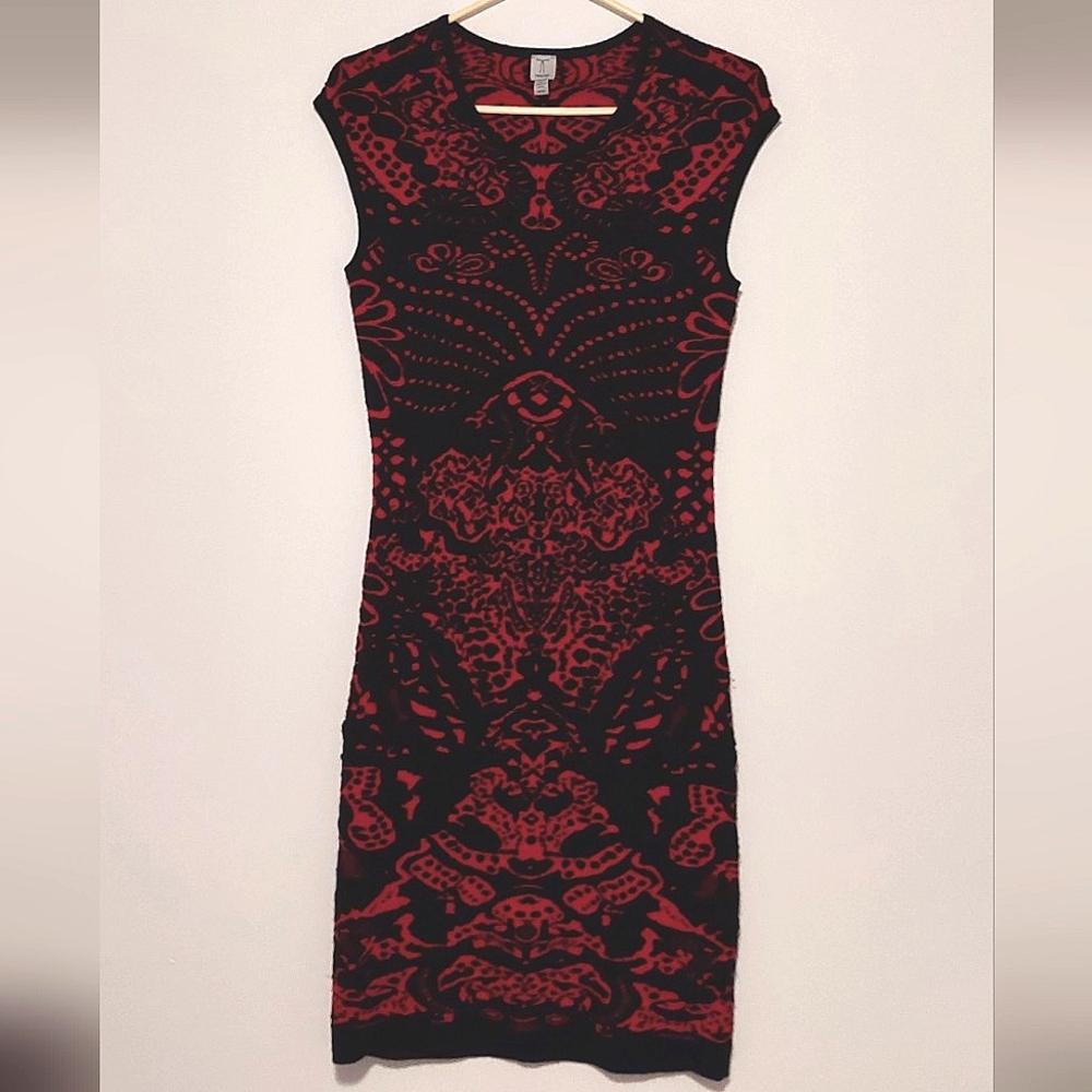 Tristan M Women's Sleeveless Bodycon Knit Midi Dress